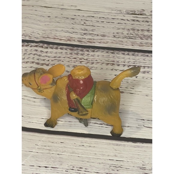 Vintage 1940's (Japan) CELLULOID Wind-up Mechanical DONKEY Toy Figure WORKS!! - Picture 6 of 12